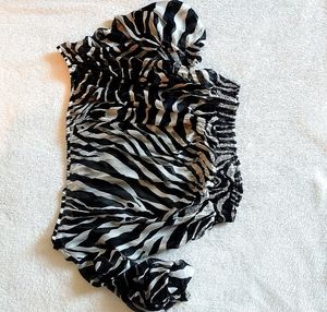 Authentic Dolce And Gabbana Zebra Print Top, sz44